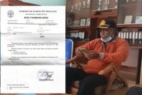 Foto: Kepala desa Tambang Baru Muhammad Arsyad