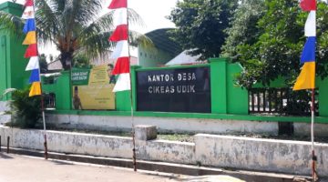 Kantor Pemerintah Desa, Cikeas Udik jalan Swadaya 1 no 458 Bogor (Itam Mustopa /Suara Utama)