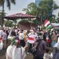 Ribuan warga Sumsel menghadiri kegiatan Aksi Bela Palestina Jilid III dan Tarhid Ramadhan 1446 H di Lapangan DPRD Sumsel pada Minggu pagi (16/1/2025). (Photo : Suara Utama / Zahruddin Hodsay)