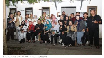 Wakil Bupati Subang Hadiri Halal Bihalal KORMI Subang, Bahas Restrukturisasi Dan Perkembangan Organisasi