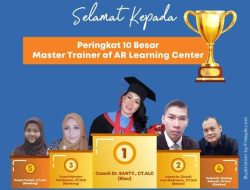 Lembaga AR Learning Center Beri Nominasi 10 Besar Master Trainer 2022