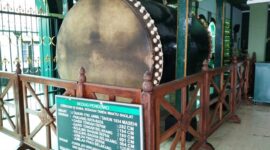 Foto: Dokumentasi Pribadi/Tabuh Bedug Pengingat Shalat Umat Muslim/Suara Utama ID