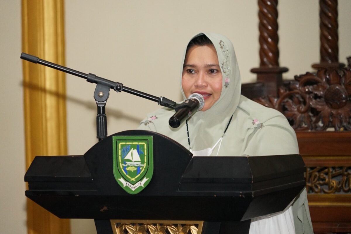 Foto: Safari Ramadhan 1443 H Bupati Bengkalis Kasmarni di Kelurahan Pematang Pudu, Kecamatan Mandau/Suara Utama 