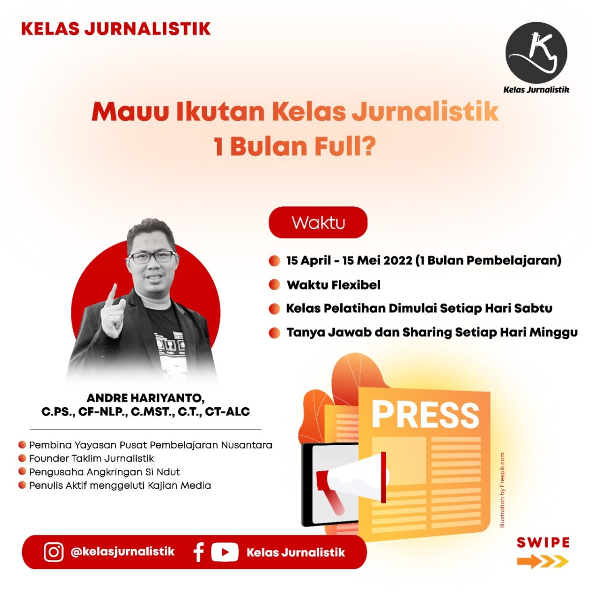 Foto: Kelas Pembelajaran Jurnalistik Official 1 bulan penuh pelatihan Jurnalistik dan KepenulIsan/Suara Utama ID