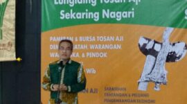 Foto: Bupati Bantul Abdul Halim Muslih meresmikan Sentra Tosan Aji bertempat di Pasar Seni Gabusan/Suara Utama 