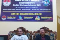 Sambangi Asesor LSP Pers Indonesia BNSP, Pimred: Mas Andre H berharap besar kemajuan Suara Utama