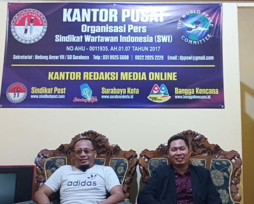 Sambangi Asesor LSP Pers Indonesia BNSP, Pimred: Mas Andre H berharap besar kemajuan Suara Utama