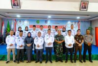 Foto : (Nurhadi) Bupati Kepulauan Meranti Tegaskan kerja Pemerintah harus Terukur dalam Muscab APDESI. Suara Utama ID