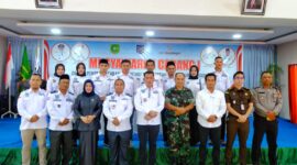 Foto : (Nurhadi) Bupati Kepulauan Meranti Tegaskan kerja Pemerintah harus Terukur dalam Muscab APDESI. Suara Utama ID