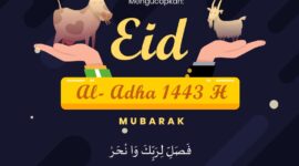 Foto; Poster Flyer Ucapan Selamat Idul Adha 1443H/2022M. Redaksi Suara Utama (081232729720)