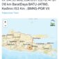 Foto : Pusat Gempa Di Batu, Jawa (Doc. Istimewa BMKG) 