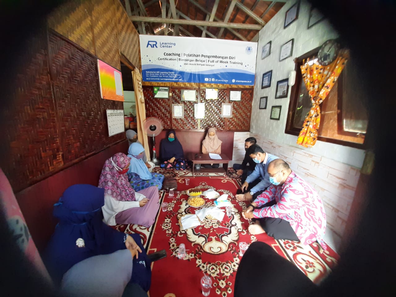 (Foto: Dokumen Pribadi Lembaga AR Learning Center dan Yayasan Pusat Pembelajaran Nusantara. Mas Andre Hariyanto. AR CoGan/Suara Utama ID)