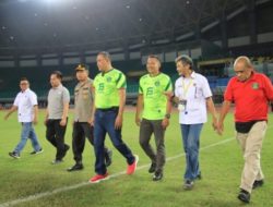 PLT. Walikota Bekasi hadiri Kick Off Liga 3 di Stadion Patriot Candrabaga Kota Bekasi
