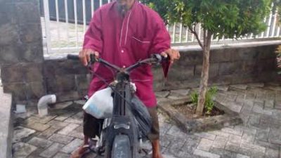 Dok. Pribadi. Demi Anak Mondok, Sang Ayah Rela Tempuh Blitar - Surabaya dengan Sepeda Butut /Mas Andre Hariyanto (Suara Utama ID)