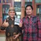 Mas Andre Hariyanto bersama Suyanta, S.Ag, M.Si selaku pimpinan Yayasan Pondok Pesantren Madania Yogyakarta/Wawancara. Foto: Mas Andre Hariyanto Dkk (SUARA UTAMA)