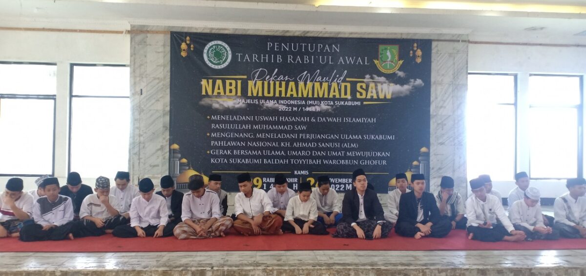 Foto doa bersama untuk para korban yang terdampak gempa Cianjur dan sekitarnya