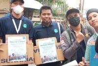 Aksi Rumah Quran Darul Ikhlas Jakut Galang Dana Korban Gempa Cianjur. Foto: Muzakky dan Fatih. Mas Andre Hariyanto (SUARA UTAMA)