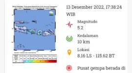 Gempabumi Mag 5.2 di Pulau Dewata Bali dan Mataram Sekitar, BMKG himbau masyarakat Waspada Gempa Susulan. Foto: Ilustrasi dan Google BMKG/Mas Andre Hariyanto (SUARA UTAMA)