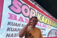 Sop Kaki Kambing dan Sapi Bang Aldi Khas Jakarta Tanah Abang Special Kuah Susu. Lokasi: Gedongkuning Bantul Jogja/Foto: Mas Andre Hariyanto (SUARA UTAMA)