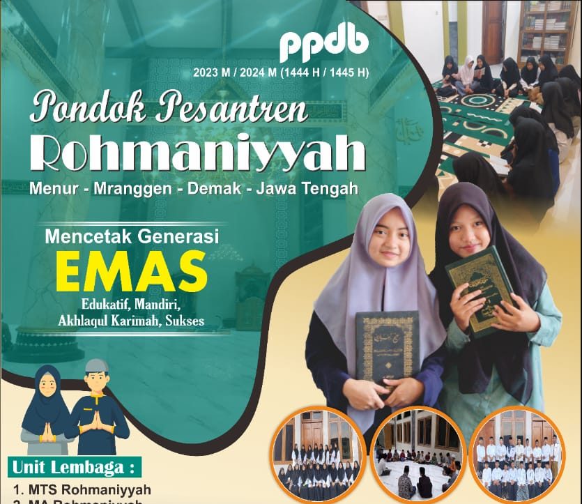 Pendaftaran Beasiswa Pondok Pesantren Rohmaniyyah Demak 2023 Dibuka, Begini Cara Daftarnya. Foto:   Dok. Pribadi Ghulam/Mas Andre Hariyanto (SUARA UTAMA)