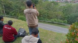 Foto saat Tim KPM Bulungan mengamati Rukyatul Hilal di Bukit Pancasila