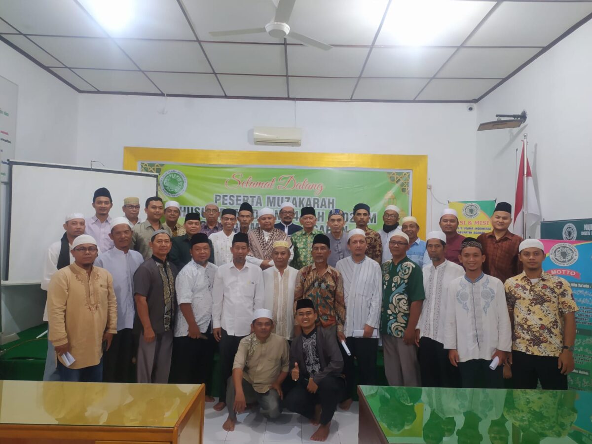 Foto : Muzakarah Perdana Edisi Ramadhan Tahun 1444 H , DP. MUI Kabupaten Asahan : Zakat Fitrah Dengan Qimah