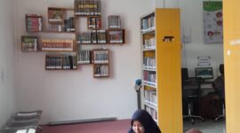 Foto Penulis di Perpustakaan IAIDU Asahan