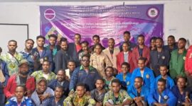 Dominggus Magai Pimpin IPMANAPANDODE Yogyakarta Solo 2023-2024. Foto: Mas Andre Hariyanto & Mas Yatt (SUARA UTAMA)