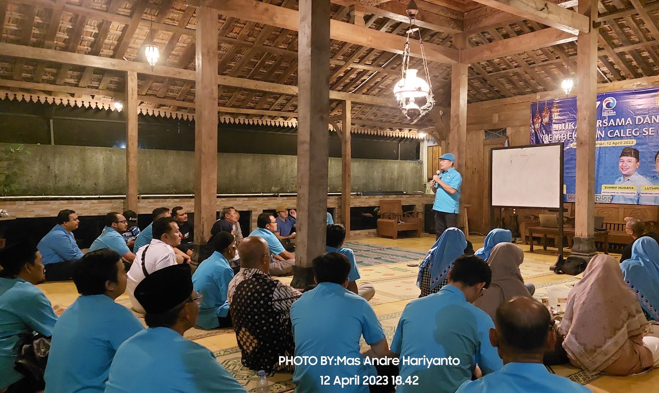 Kuatkan Kepengurusan, DPW Gelora DIY Fasilitasi Buka Puasa dan Pembekalan Caleg Se Yogyakarta. Foto: Mas Andre Hariyanto (SUARA UTAMA)