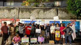 Foto saat pas lagi membuat pernyataan sikap dari amp 
 Kk jogjakarta