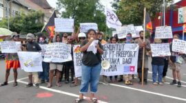 Ilustrasi foto saat AMP KK JEMBER pernyataan sikap untuk tuntutan tutup PT Freeport Indonesia yang ada di Papua