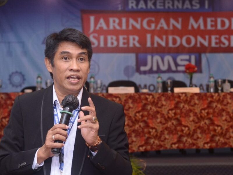 Independensi Wartawan. Mahmud Marhaba, Ketua Umum DPP PJS & Alumni AR Learning Center. Foto: Mahmud Marhaba/Mas Andre Hariyanto (SUARA UTAMA)