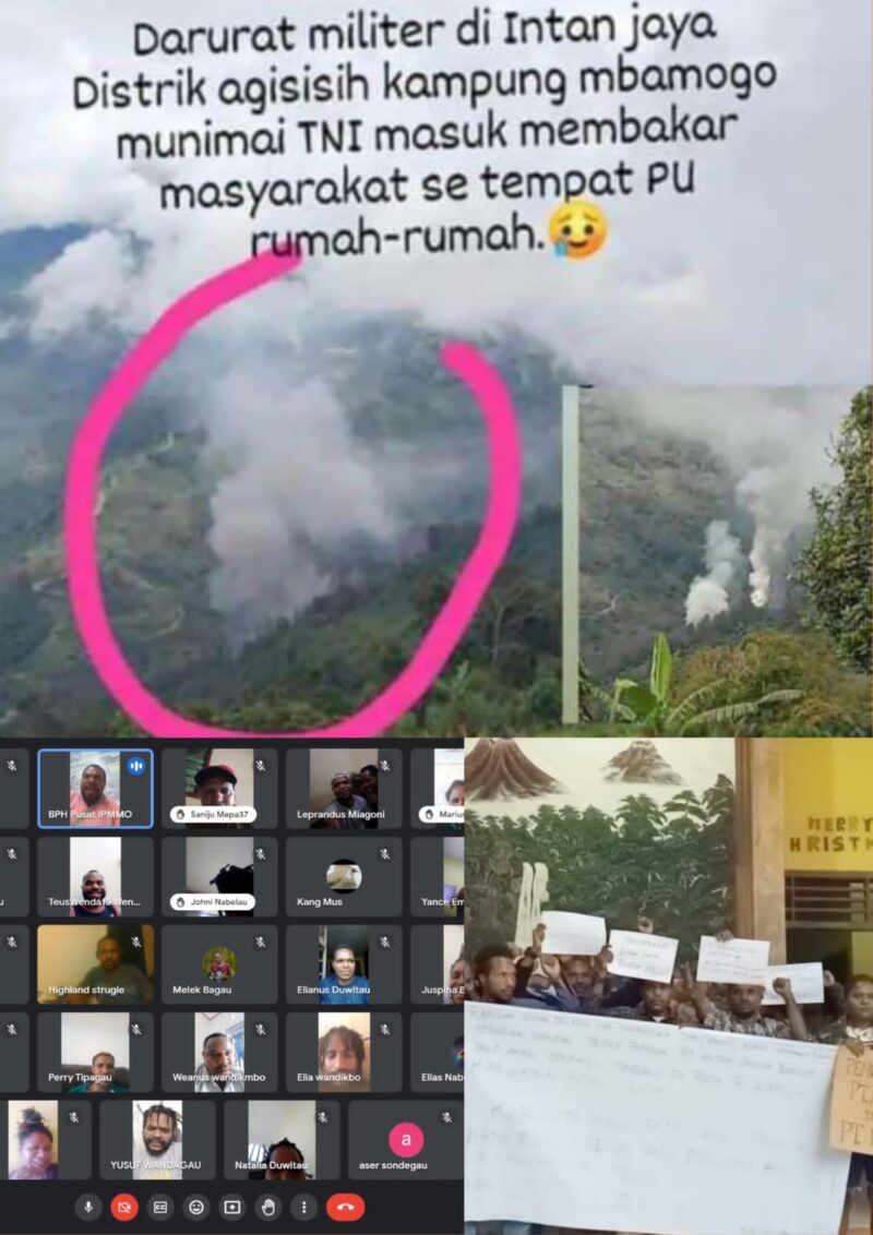 Ilustrasi foto saat IPMMO Se-Jawa dan bali stemen dan kejadian yang sedang terjadi di intanjaya