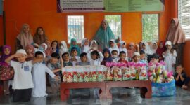 Momentum Ramadan Kids 1444H TK Abi 'Nd Ummi School Medan. Foto: Presty Zulianingsih (SUARA UTAMA)