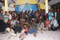 Ilustrasi foto, Seusai ibadah hari ulang tahun🎂🎉🎁 ipmade jog-lo yang ke 14 tahun