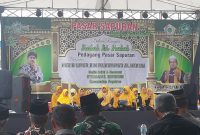 Suasana Persiapan Panitia Pelaksana Pengajian Halal Bi Halal Paguyuban Pasar-Dok.Ilham Akbar (SUARA UTAMA.ID)