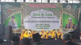 Suasana Persiapan Panitia Pelaksana Pengajian Halal Bi Halal Paguyuban Pasar-Dok.Ilham Akbar (SUARA UTAMA.ID)