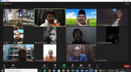 Foto Dokumentasi Mas IIng dalam Rangka Halal Bi Halal Secara Virtual 1444 H