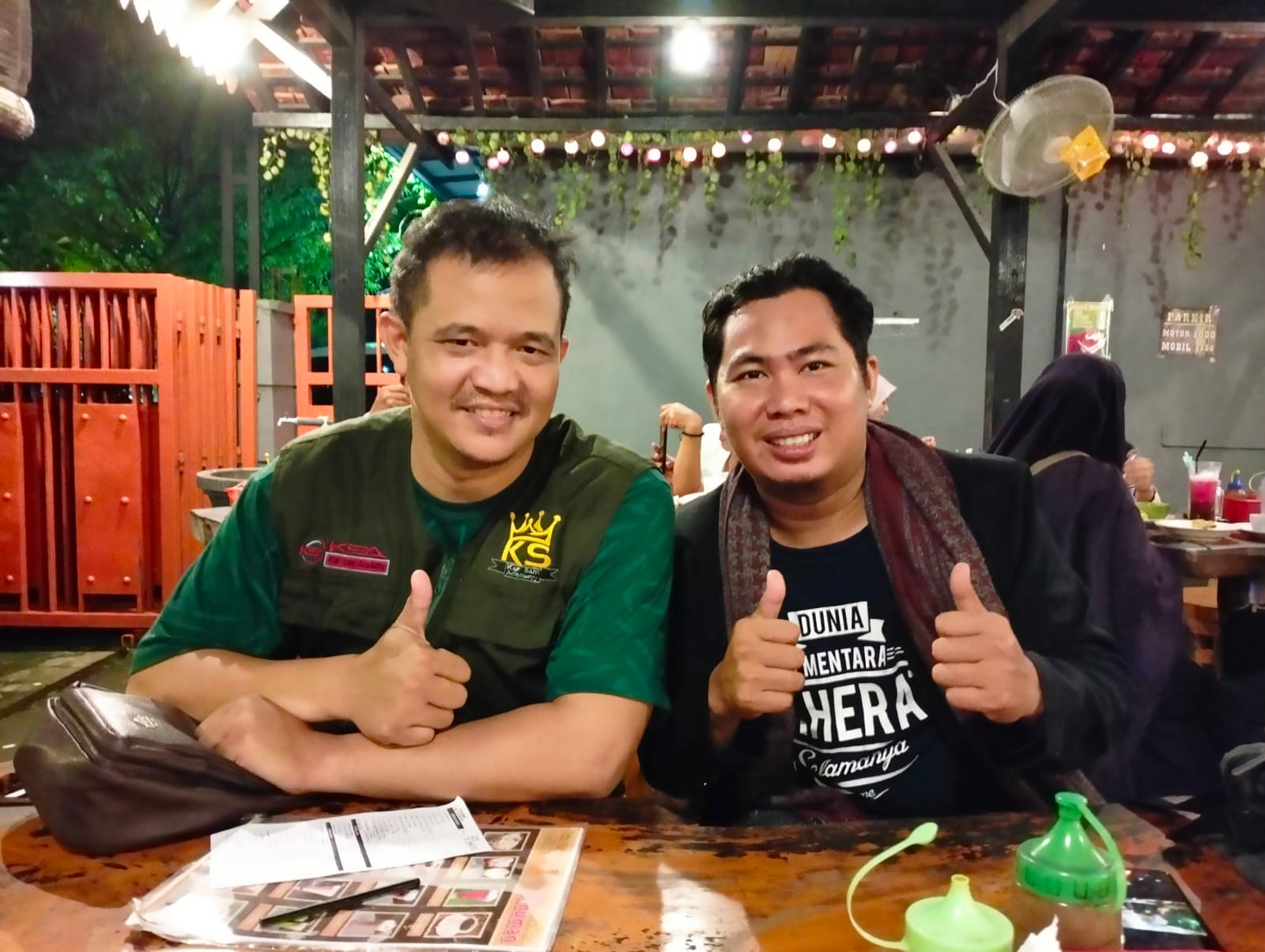 Meet Up & Silaturahmi Mas Andre Hariyanto Pemred RSU dan Kak Sam Wapemred RSU di Kabupaten Ngawi. Foto: Mas Andre H/Mami Luki Flora/Anggi (SUARA UTAMA)