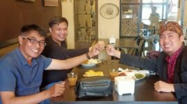 Ketum DPP PJS M. Marhaba dan Owner AR Learning Center Mas Andre Hariyanto Wujudkan Wartawan Berintegritas serta Berkompeten. Foto: Mas Andre & Mahmud.M (SUARA UTAMA)