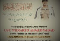 Foto Dokumentasi Panjimas, Mas Andre Hariyanto Pemimpin Redaksi (Pemred) Suara Utama ID yang juga sahabat Ustad Widiarto Ahmed Widad