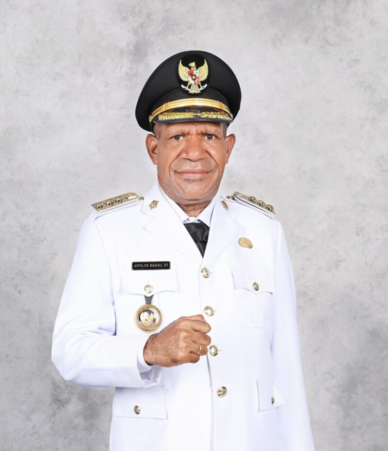 PJ.Bupati Intan Jaya, Apolos Bagau, ST