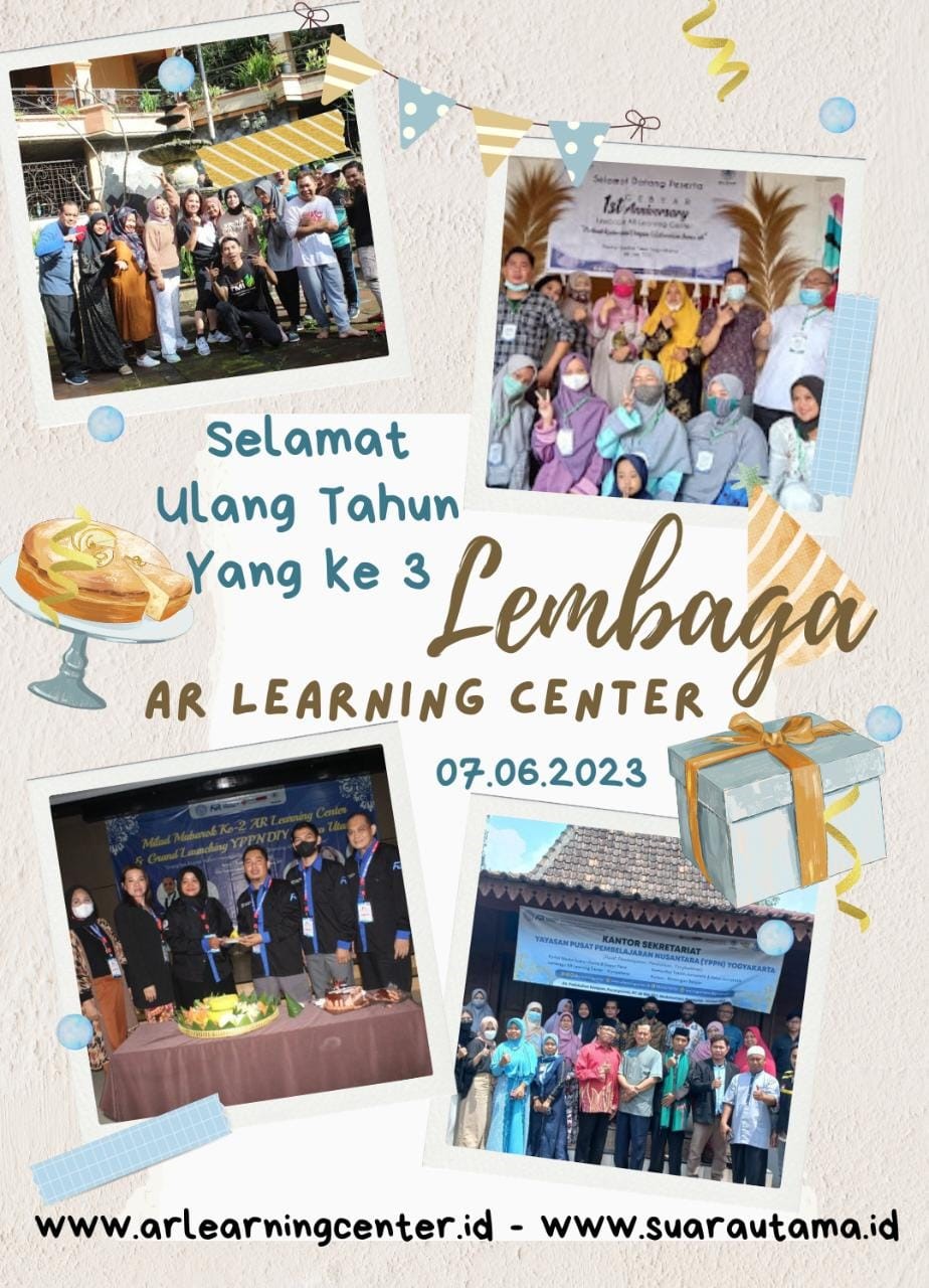 Foto Dokumentasi Mas Hariyanto, Selamat Ulang Tahun AR. Learning Center ke 3