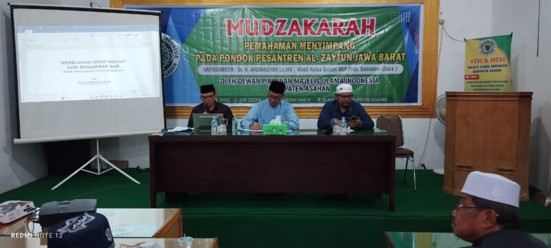 Foto Dokumentasi Suhardi, Muzakarah MUI Asahan Pemahaman Menyimpang Pada Pondok Pesantren Al-Zaytun Jawa Barat