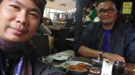 Kopdar Perdana Ketua RSU MM dan Pemred Suara Utama di Warung Klotok Kopi Yogyakarta. Ini Hasilnya. Foto: Mas Andre Hariyanto (SUARA UTAMA)