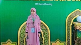 Foto Dokumentasi Suhardi, Penulis Juara 2 KTIQ Tingkat Provinsi dan Mahasiswa Terbaik UIN Sumut 