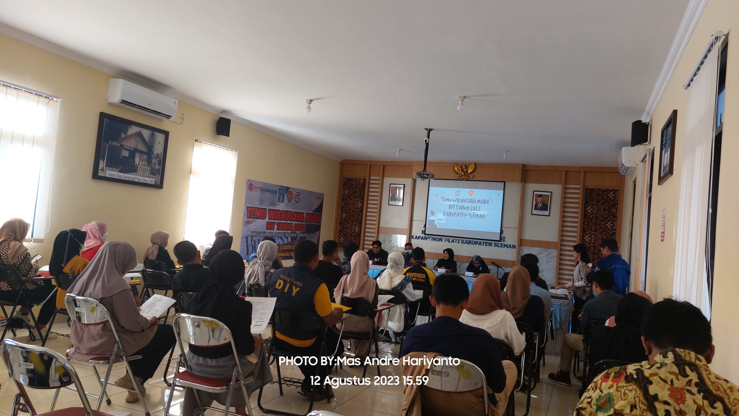 Lahirkan Pemuda Produktif, Insan Muda Cerdas Sukses Gelar Temu Wirausaha Muda DIY. Foto: Aisyah Putri Widodo (SUARA UTAMA)