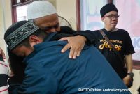 SPC 1 Pesantren Bisnis Indonesia Nendang Banget.Foto; Ust Arif Abu Syamil dan Peserta (SUARA UTAMA)