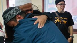 SPC 1 Pesantren Bisnis Indonesia Nendang Banget.Foto; Ust Arif Abu Syamil dan Peserta (SUARA UTAMA)