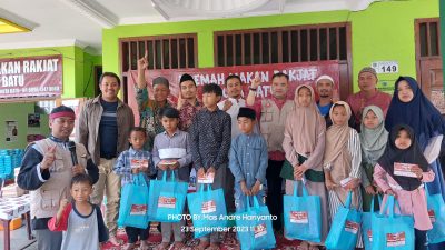FOTO: Milad 1 Rumah Makan Rakyat Kota Batu & Santunan Anak Yatim/Pesantren Bisnis Indonesia (SUARA UTAMA ID/Mas Andre Hariyanto)